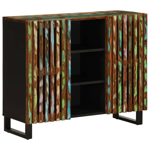 vidaXL Buffet 90x34x75 cm bois d'acacia massif