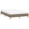 vidaXL Cadre de lit sans matelas taupe 120x200 cm tissu