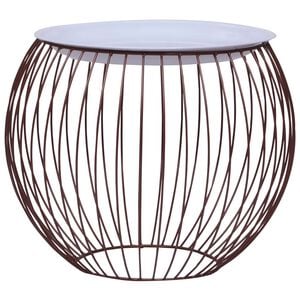 vidaXL Table basse Dor&eacute; &Oslash; 51 cm