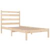 vidaXL Cadre de lit sans matelas bois massif 90x200 cm