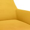 vidaXL Chaises &agrave; manger lot de 2 Jaune Velours