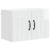 vidaXL Meuble mural LUCCA Blanc brillant 60 x 31 x 40 cm