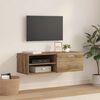 vidaXL Cabinet en Bois avec tiroir Ch&ecirc;ne artisanal 100,5 x 39 x 30 cm