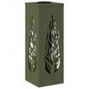 vidaXL Lumi&egrave;re de chemin LED solaire 2 pcs Vert olive
