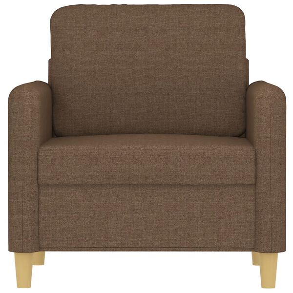vidaXL Fauteuil Marron 60 cm Tissu
