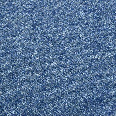 vidaXL Dalles de tapis de sol 20 pcs 5 m² 50x50 cm Bleu