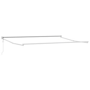 vidaXL Auvent Blanc 5 x 3 m Métal