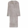 vidaXL Peignoir KINN Gris S Coton