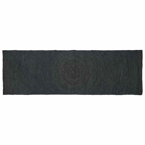 vidaXL Tapis de surface Rectangulaire Gris fonc&eacute; 80 x 300 cm Jute