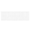 vidaXL T&ecirc;te de lit murale Blanc 185x3x60 cm Bois massif de pin
