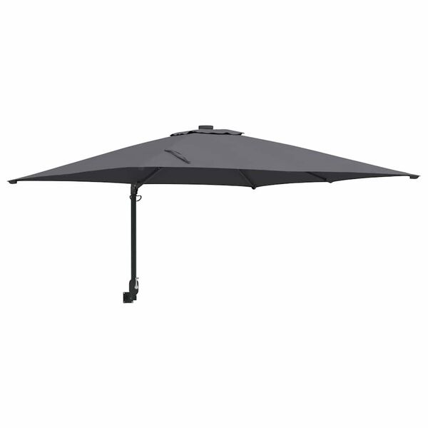 vidaXL Parasol de jardin Anthracite 248,5 x 247,5 x 160 cm