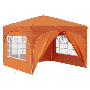 vidaXL Tente de f&ecirc;te pop-up 290 x 290 x 245 cm Orange