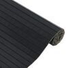 vidaXL Tapis rectangulaire noir 60x400 cm bambou