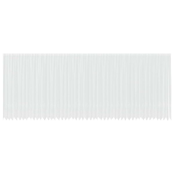 vidaXL Rideau en Dentelle Floral Blanc 260 x 1200 cm Polyester