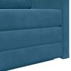 vidaXL Canap&eacute;-Lit 110cm Bleu Velours