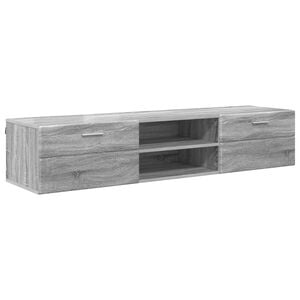 vidaXL Cabinet en Bois Gris Sonoma 150 x 39 x 30 cm Bois d'ing&eacute;nierie