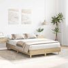 vidaXL Cadre de lit sans matelas ch&ecirc;ne sonoma 120x200 cm