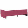 vidaXL Cadre de lit d'angle avec matelas Autre 2 pcs Vert Velours