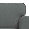 vidaXL Ensemble de Canap&eacute;s 2 pcs Gris fonc&eacute; 215 x 82 x 80 cm tissu