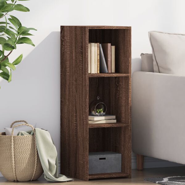 vidaXL Buffet ch&ecirc;ne marron 30x41x93 cm bois d'ing&eacute;nierie