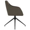 vidaXL Chaises &agrave; manger lot de 6 gris fonc&eacute; velours