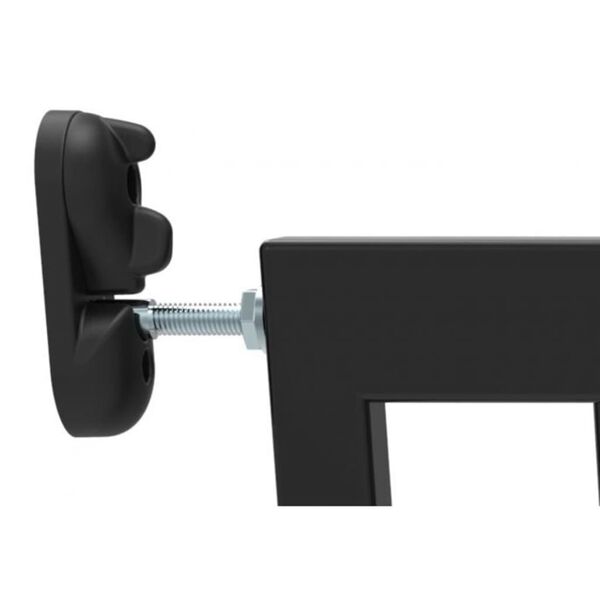 Mac Lean Barri&egrave;re de s&eacute;curit&eacute; pour b&eacute;b&eacute; 64-100 cm Bois Noir