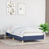 vidaXL Cadre de lit sans matelas bleu 90x200 cm tissu