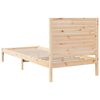 vidaXL Cadre de lit extra long sans matelas 90x220 cm bois massif