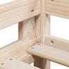 vidaXL Lit superposé sans matelas 90x190 cm bois de pin massif