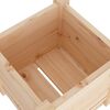 vidaXL Jardini&egrave;res d'ext&eacute;rieur 2 pcs 31x31x31 cm bois de pin massif