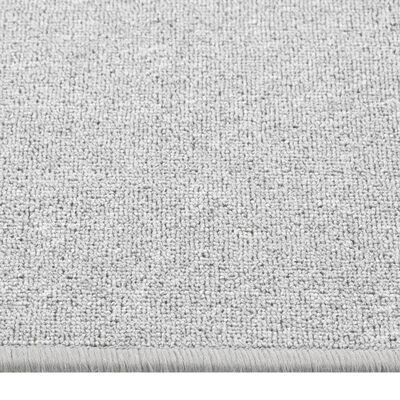 vidaXL Tapis de couloir Gris clair 80x250 cm