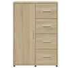vidaXL Buffets 2 pcs ch&ecirc;ne sonoma 60x31x84 cm bois d'ing&eacute;nierie
