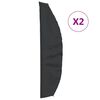 vidaXL Housses de parapluie de jardin 2 pcs 280x30/81/45 cm 420D