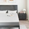 vidaXL Surmatelas Blanc 140 x 200 cm Tissu Jacquard