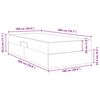 vidaXL Lit avec rangement et matelas Noir 100 x 200 cm Polyester