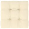 vidaXL Salon de jardin 7 pcs avec coussins Bois de pin massif