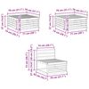 vidaXL Ensemble de canap&eacute;s d'ext&eacute;rieur 6 pcs Naturel