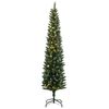 vidaXL Sapin de No&euml;l artificiel mince 300 LED 180 cm