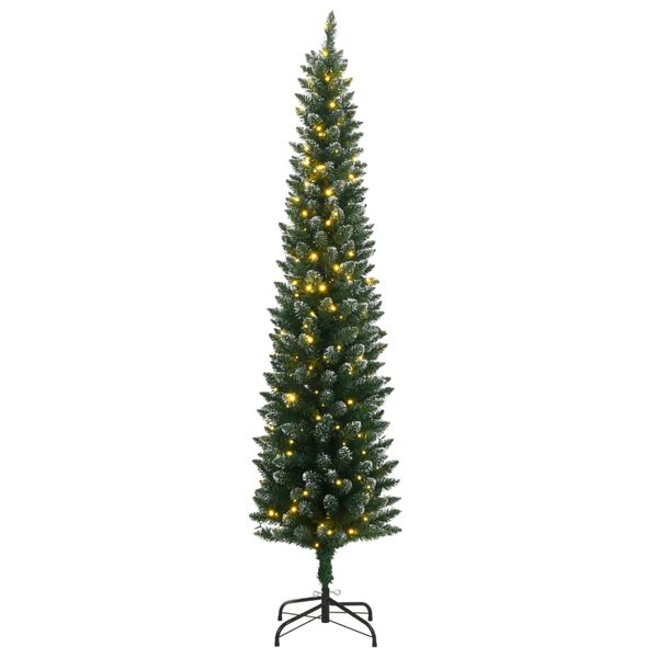 vidaXL Sapin de No&euml;l artificiel mince 300 LED 180 cm