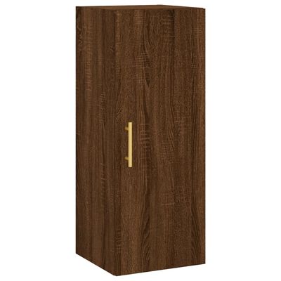 vidaXL Armoire murale chêne marron 34,5x34x90 cm