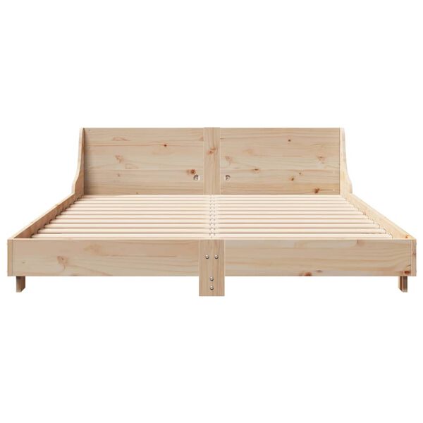 vidaXL Cadre de lit sans matelas 150x200 cm bois de pin massif
