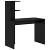 vidaXL Bureau 2 pcs Chêne noir