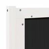 vidaXL T&ecirc;te de lit Autre Blanc et gris clair 150 cm Bois massif en pin