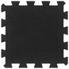 vidaXL Carreaux de sol caoutchouc 4 pcs noir 16 mm 30x30 cm