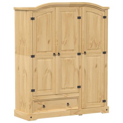 vidaXL Garde-robe Corona 151,5x52x186 cm bois de pin massif