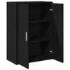 vidaXL Buffet Ch&ecirc;ne noir 60 x 31 x 84 cm Bois d'ing&eacute;nierie
