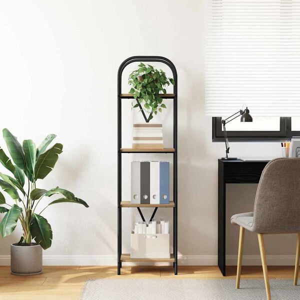 vidaXL &Eacute;tag&egrave;re Ch&ecirc;ne artisanal 40 x 30 x 146 cm Bois d'ing&eacute;nierie