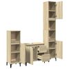 vidaXL Ensemble de meubles de salle de bain 3 pcs chêne sonoma