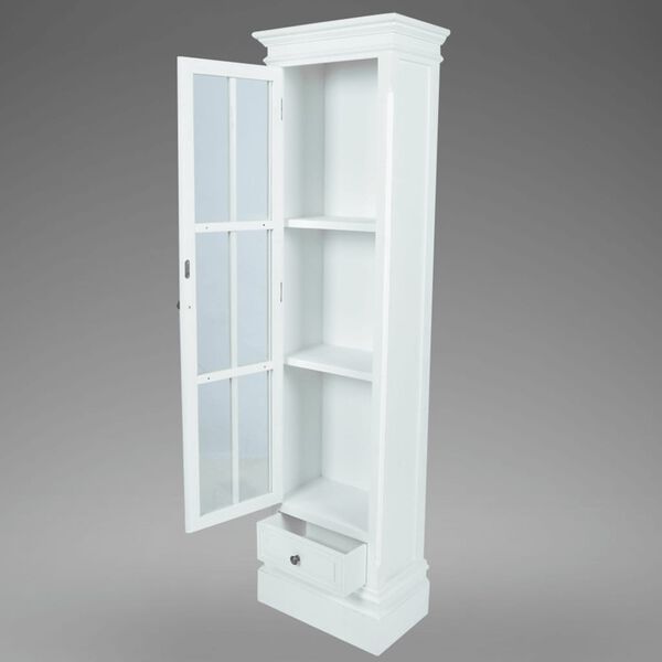 vidaXL Meuble de biblioth&egrave;que avec 3 &eacute;tag&egrave;res Blanc Bois