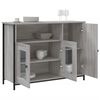 vidaXL Buffet sonoma gris 100x35x75 cm bois d'ing&eacute;nierie
